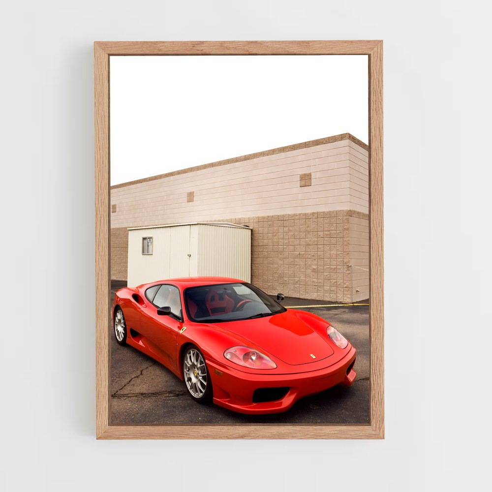 Poster Rêve Rouge – affiche Ferrari (vue 4)